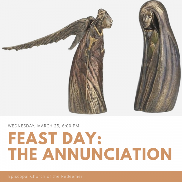 FEAST DAY: The Annunciation of Our Lord