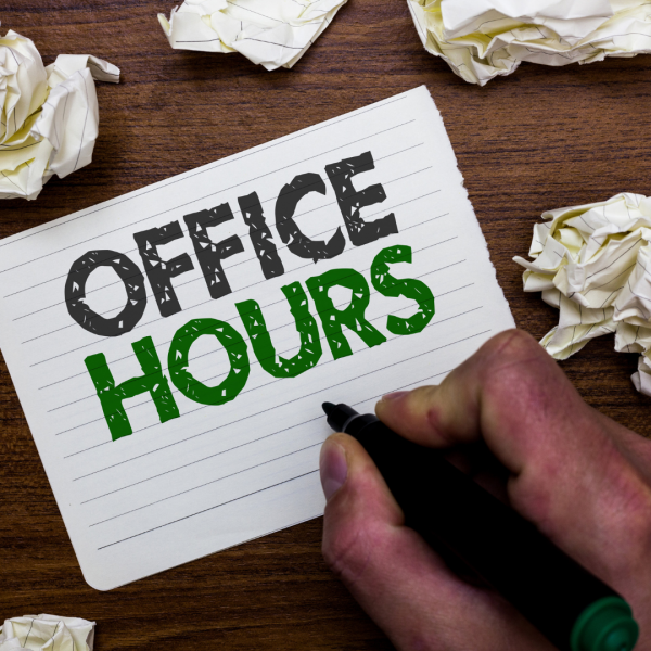 Office Hours and Church Access